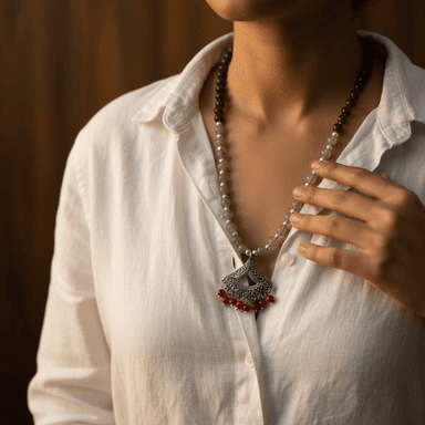 Handcrafted necklace from the new arrivals collection